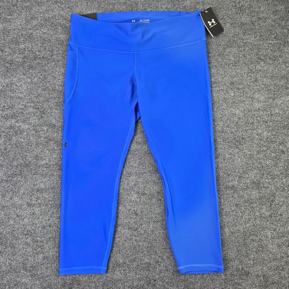 Under Armour Compression High Rise Ankle Leggings Women's 2XL Tech NWT 1365335